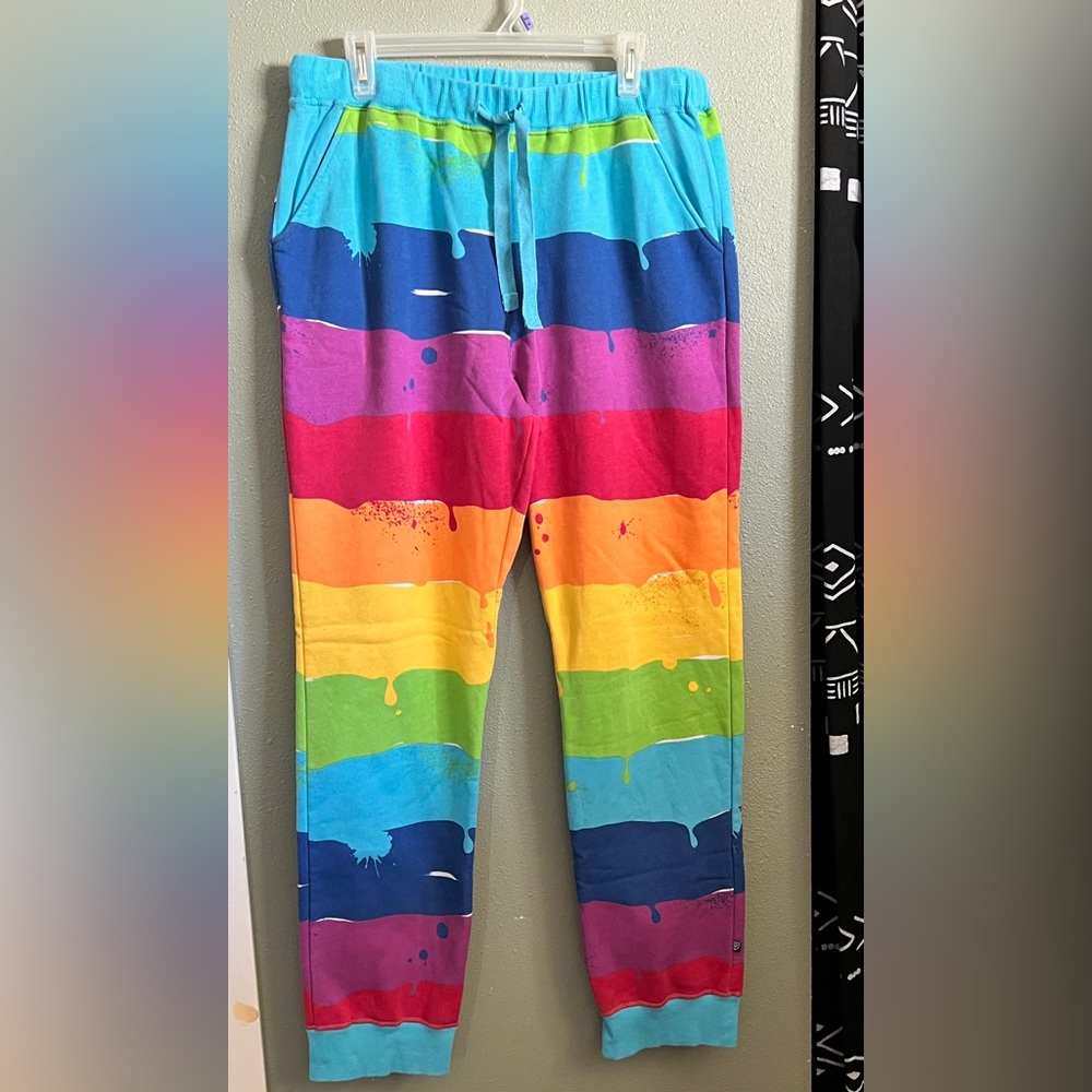 Princess Awesome Rainbow Joggers Large